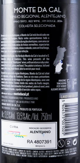 2014 Monte da Cal tinto
