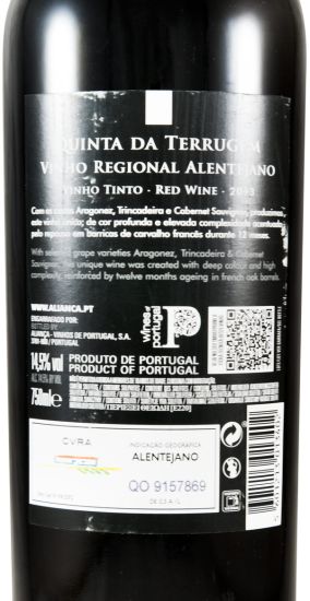 2013 Quinta da Terrugem red