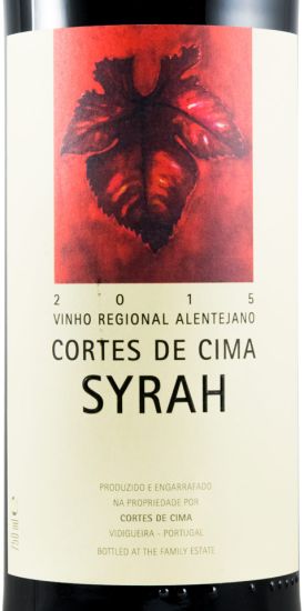 2015 Cortes de Cima Syrah tinto