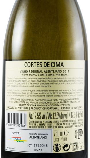 2017 Cortes de Cima white