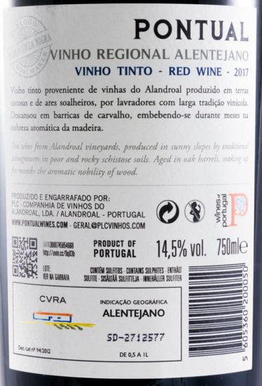 2017 Pontual Syrah tinto