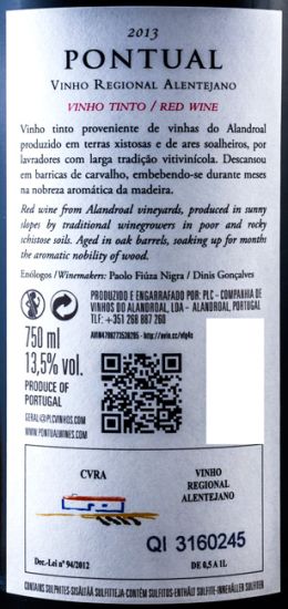 2013 Pontual Touriga Nacional Trincadeira tinto