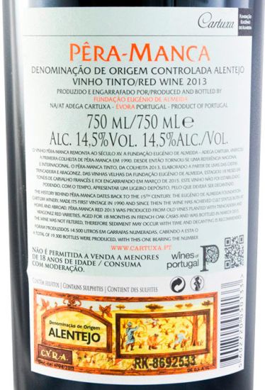 2013 Pêra-Manca tinto