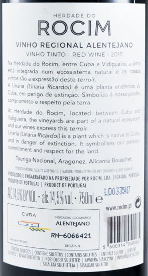2015 Herdade do Rocim tinto