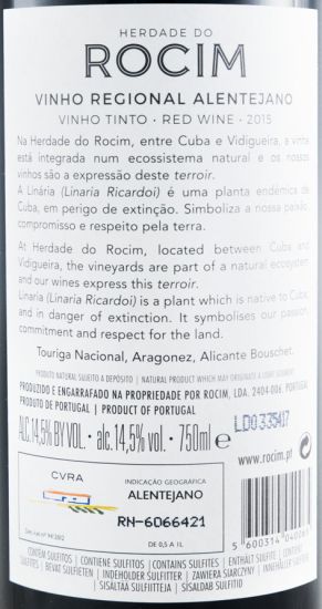 2016 Herdade do Rocim Touriga Nacional tinto