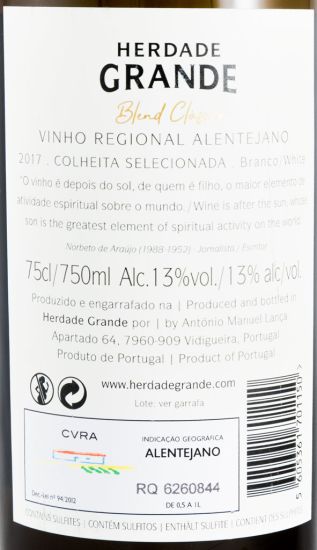 2017 Herdade Grande white