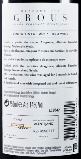 2017 Herdade dos Grous tinto