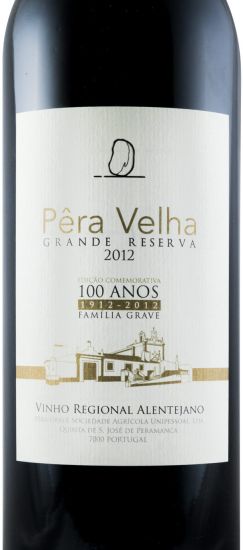 2012 Pêra Velha Grande Reserva red