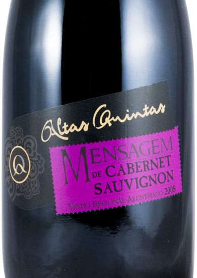 2008 Altas Quintas Mensagem Cabernet Sauvignon red