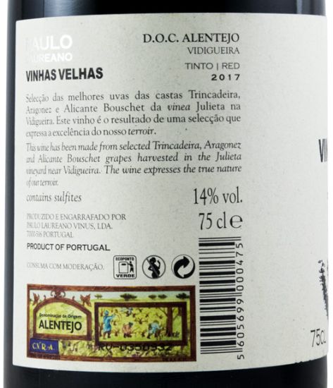 2017 Paulo Laureano Vinhas Velhas tinto