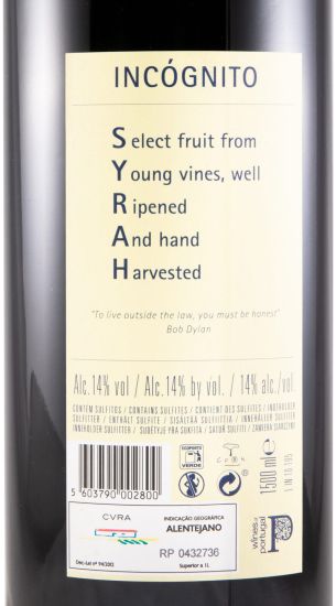 2009 Cortes de Cima Incógnito red 1.5L