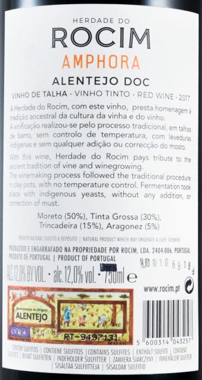 2017 Herdade do Rocim Amphora red