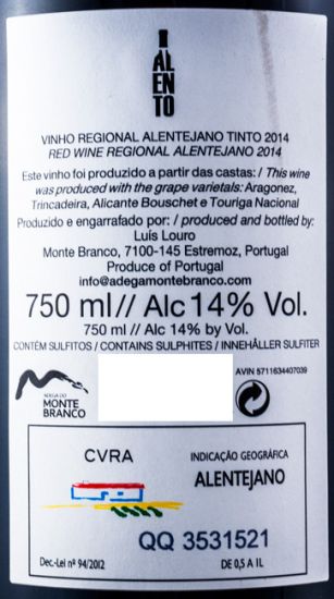 2014 Alento tinto
