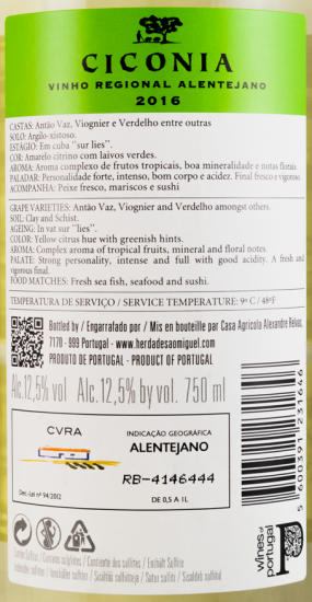 2016 Ciconia branco