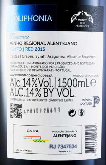 2015 Poliphonia Reserva tinto 1,5L