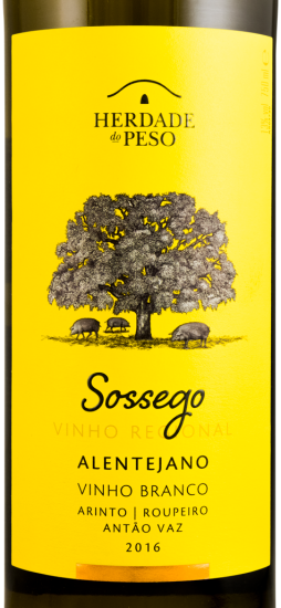 2016 Herdade do Peso Sossego branco