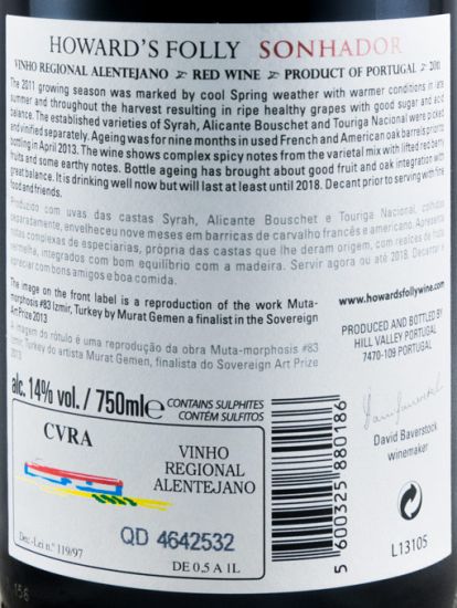 2011 Howard's Folly Sonhador red