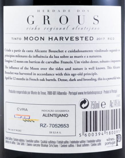 2017 Herdade dos Grous Moon Harvested tinto