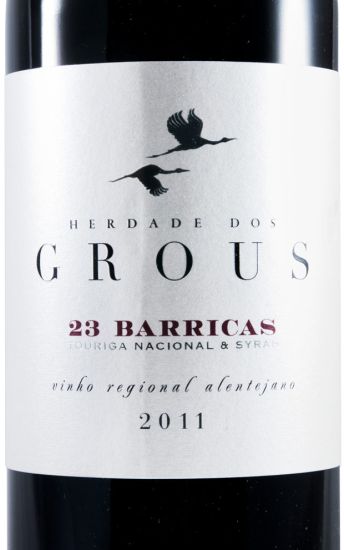 2011 Herdade dos Grous 23 Barricas red