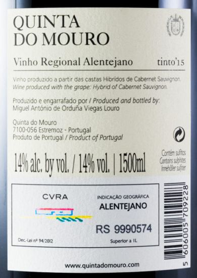 2015 Quinta do Mouro Vinha do Malho red 1.5L