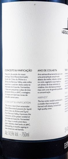 2012 Herdade Herdade Syrah tinto