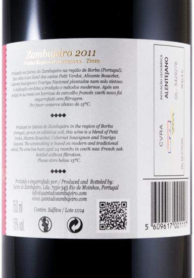 2011 Zambujeiro red