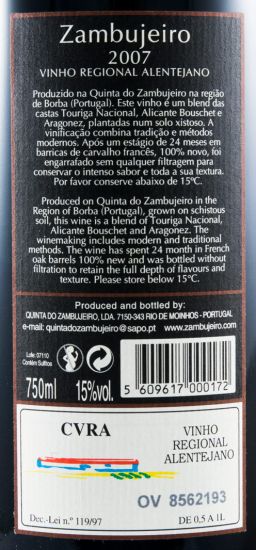 2007 Zambujeiro red