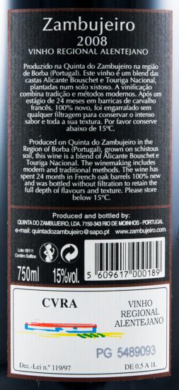 2008 Zambujeiro red