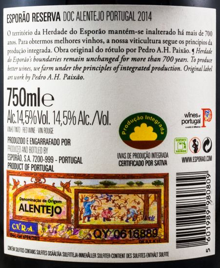 2014 Esporão Reserva red