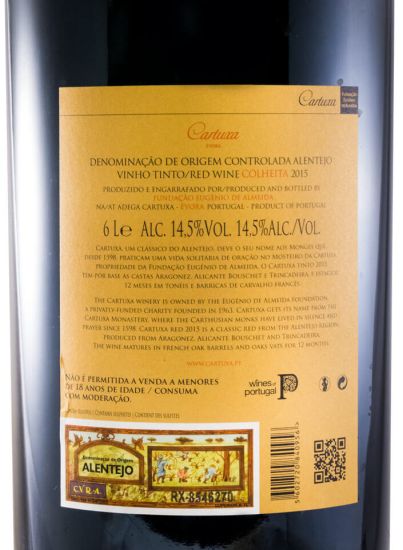 2015 Cartuxa tinto 6L