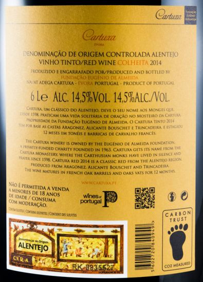 2014 Cartuxa tinto 6L