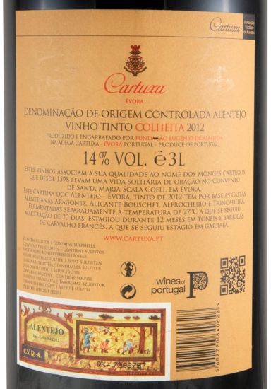 2012 Cartuxa red (wooden case) 3L