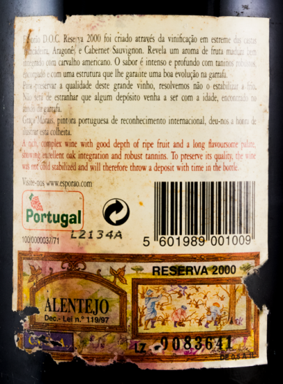 2000 Esporão Reserva red