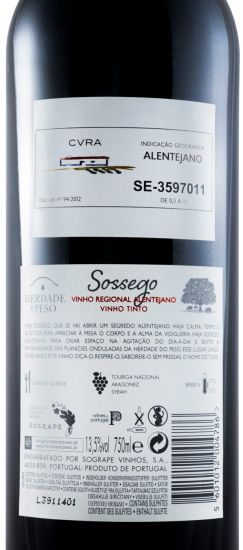 2018 Herdade do Peso Sossego tinto
