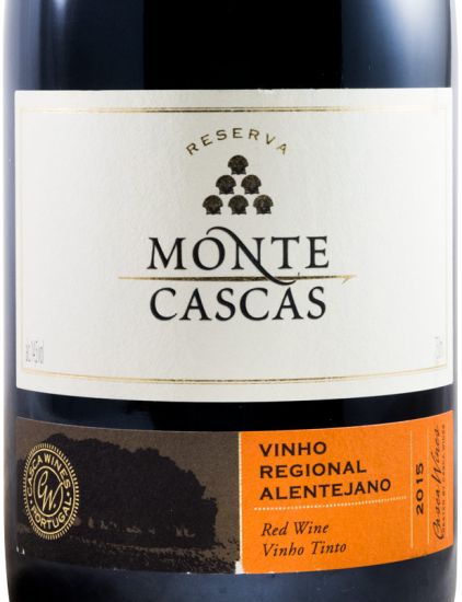 2015 Monte Cascas Reserva Alentejo red