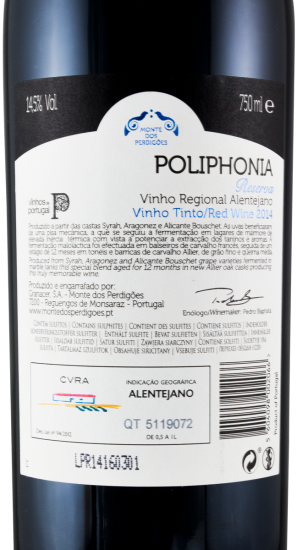 2014 Poliphonia Reserva red