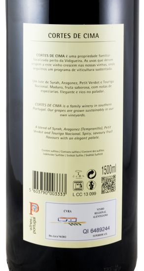 2012 Cortes de Cima tinto 1,5L