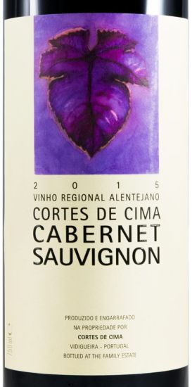 2015 Cortes de Cima Cabernet Sauvignon red