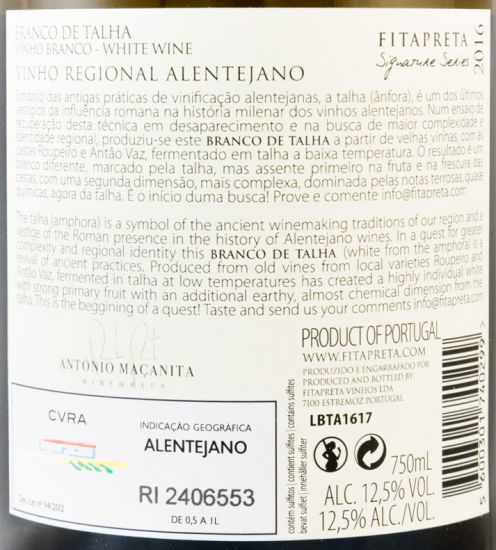 2016 Branco de Talha by António Maçanita white