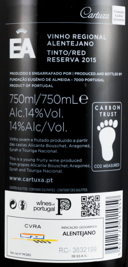 2015 Fundação Eugénio de Almeida EA Reserva tinto