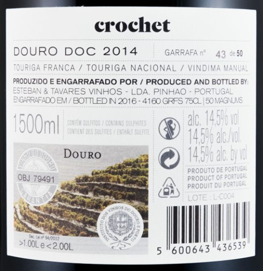 2014 Esteban & Tavares Crochet red 1.5L