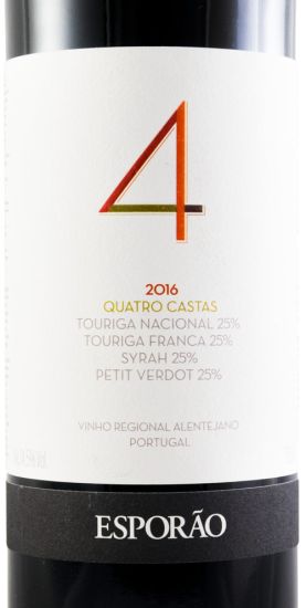 2016 Herdade do Herdade Quatro Castas tinto