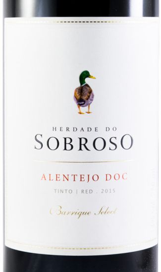 2015 Herdade do Sobroso red