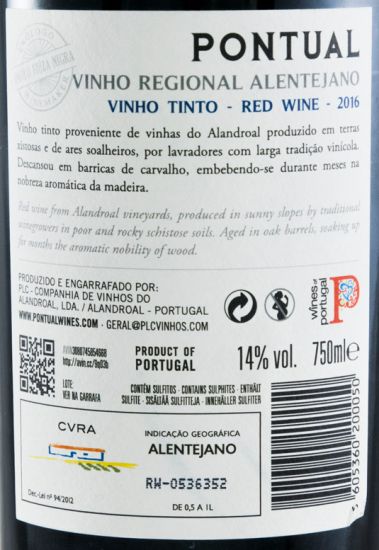2016 Pontual Syrah red