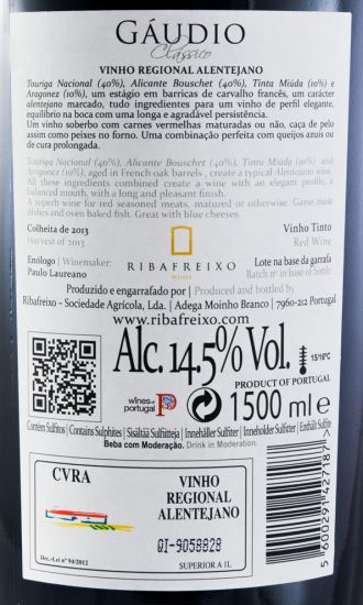 2013 Gáudio Clássico red 1.5L