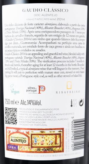 2014 Gáudio Clássico tinto