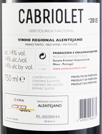 2015 Susana Esteban Cabriolet red