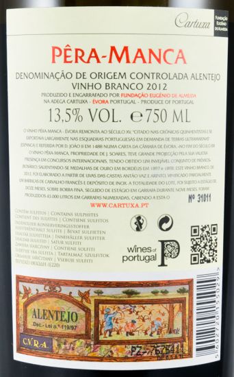 2012 Pêra-Manca branco