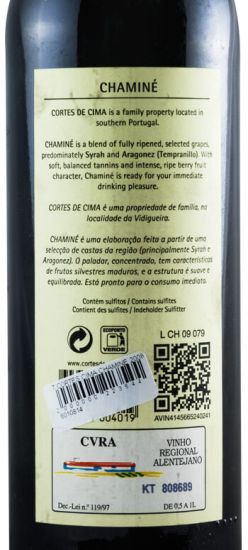 2008 Cortes de Cima Chaminé tinto