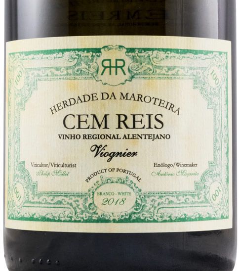 2018 Herdade da Maroteira Cem Reis Viognier branco